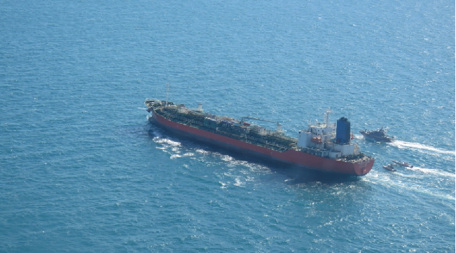 یک کشتی کره‌ای در آب‌های خلیج فارس توقیف شد